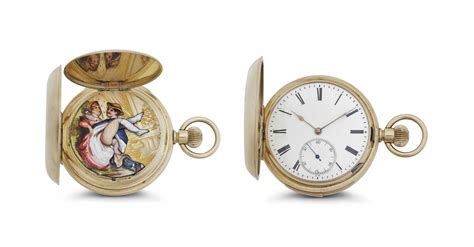 Anonymous A 14k Pink Gold Minute Repeating Hunter Case Pocket Watch