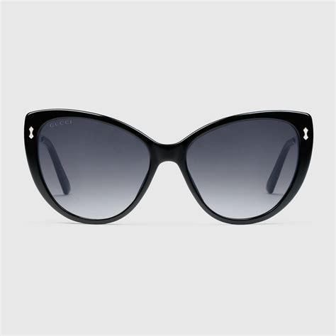 Gucci Women Cat Eye Acetate Sunglasses 434073j07701190