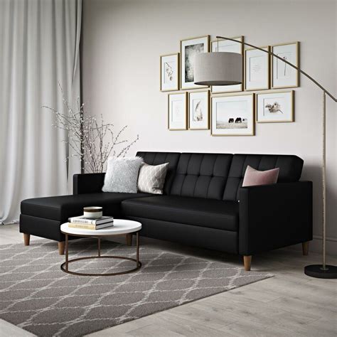 Brandi Reversible Sleeper Sectional And Reviews Allmodern Living Room