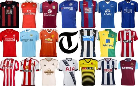 Premier League Kits 1516 Reviewed And Ranked Football