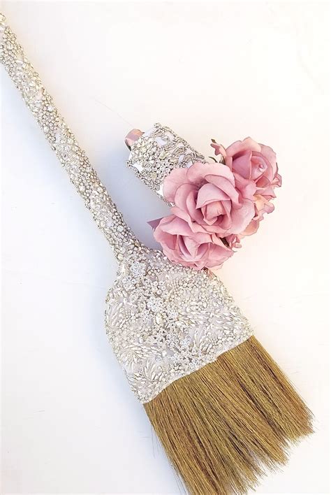 Wedding Jumping Broom Bling Wedding Broom Brooch Wedding Broom Etsy