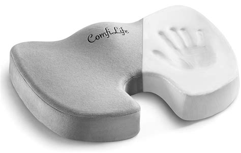 Buy Comfilife Premium Comfort Seat Cushion Non Slip Orthopedic 100 Memory Foam Coccyx Cushion