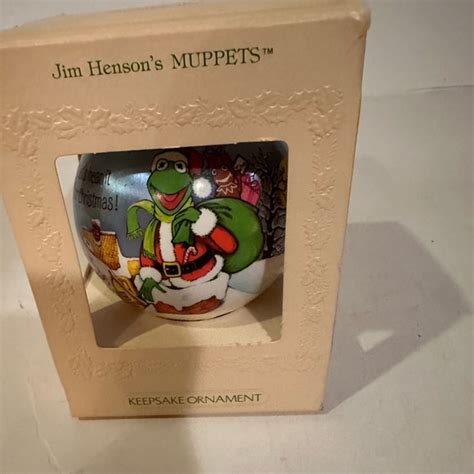 Hallmark Holiday Vintage 981 Hallmark Satin Jim Hensons The Muppets