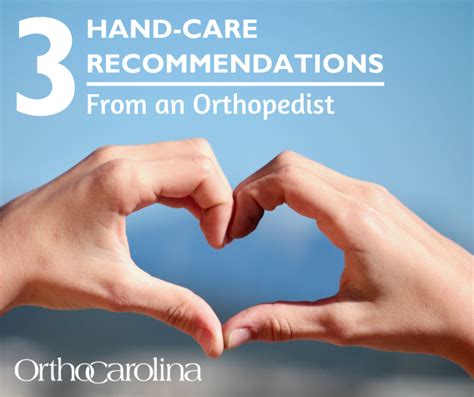 3 Hand Care Recommendations From An Orthopedist Orthopedic Blog