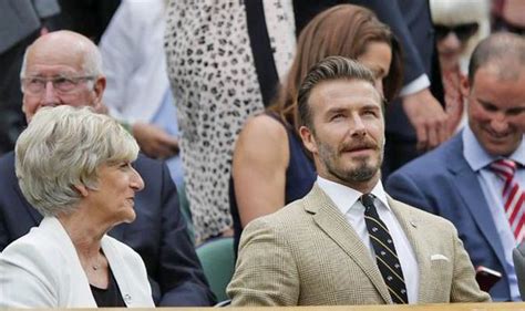 David Beckham Among The Stars At Wimbledon On Sportsman Saturday