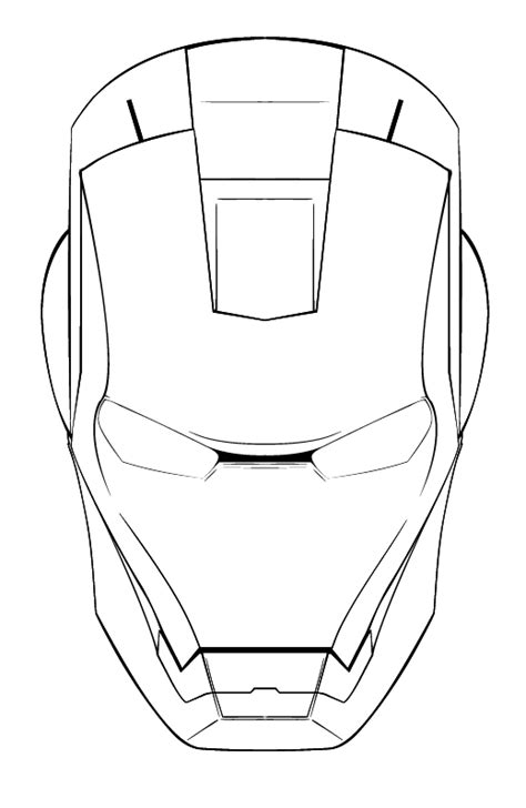 80 Free Iron Man Face Coloring Pages Printable Download Zip Ironman