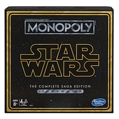 Monopoly Star Wars The Complete Saga Edition Board Game For Kids
