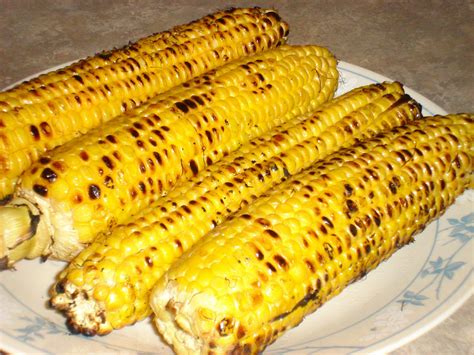 Remove husks and silks from corn. Super Simple Grilled Corn on the Cob (No Foil, No Husks ...