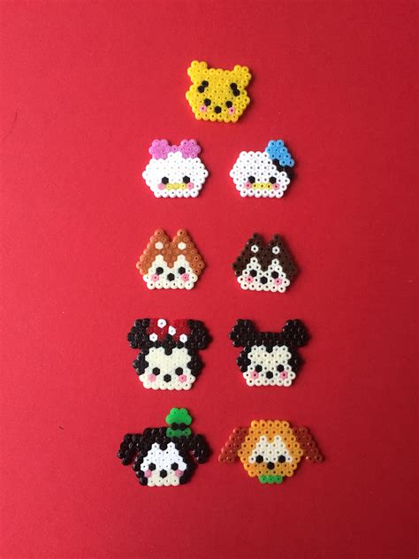 Hama Mini Beads Disney Tsum Tsum Disney Plantillas Hama Beads Hama