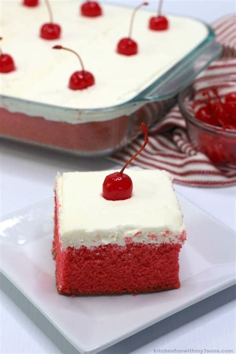 Easy Cherry Cake With Vanilla Buttercream 15 Minute Prep Kitchen