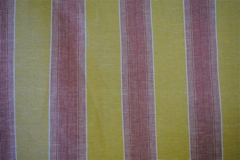 Tuscan Stripe Ocher Showing Stripe Repeat Upholstery Stripe Fabric