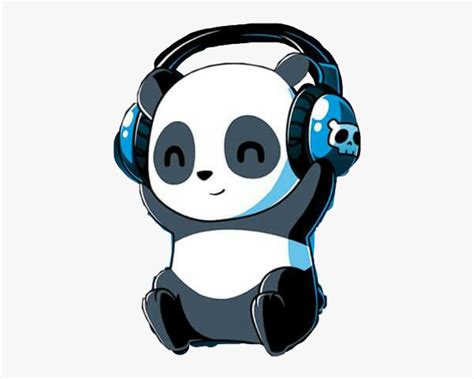 Panda Swearing Headphones Wallpaper Drarchanarathi Wallpaper