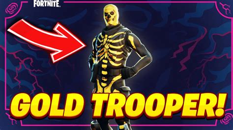 How To Get The Golden Skull Trooper Whats The Fortnite Game About