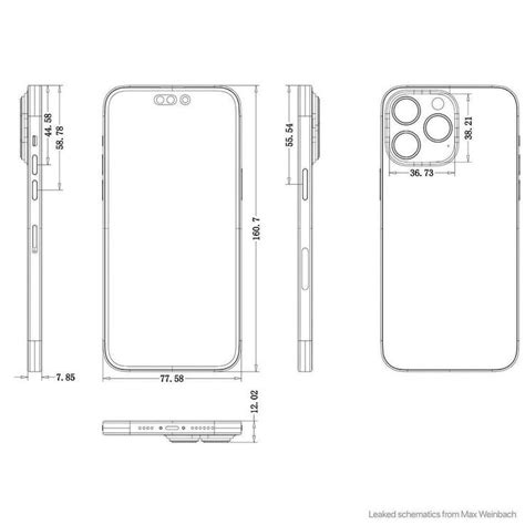 Iphone 14 Pro Concept Based On Design Schematics Leaked Artofit