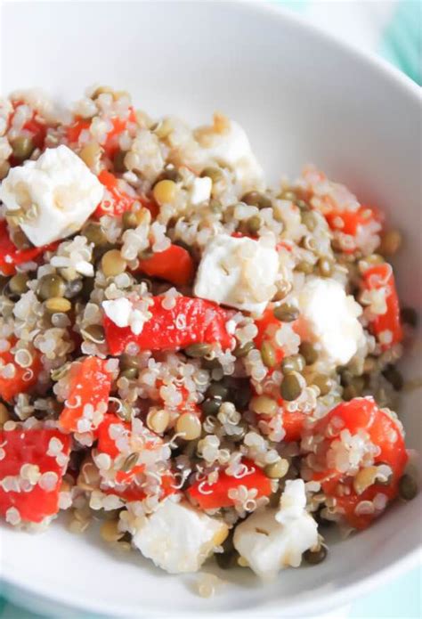 Go Ters Et D Ners Salade Estivale Quinoa Lentilles Poivron Feta