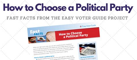 How To Choose A Political Party When Registering To Vote