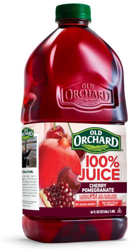 Cherry Pomegranate 100 Juice Old Orchard Brands