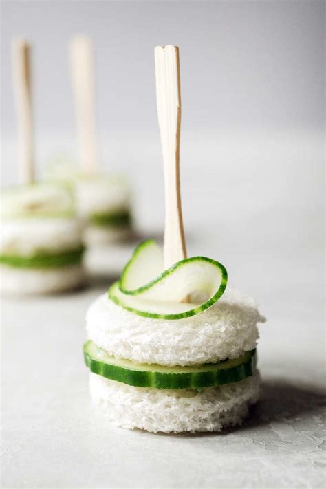 Easy Cucumber Tea Sandwiches Oh How Civilized