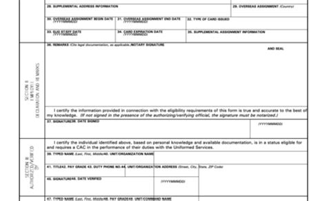 Fillable Dd Form 1172 2 Application For Identification Card Deers