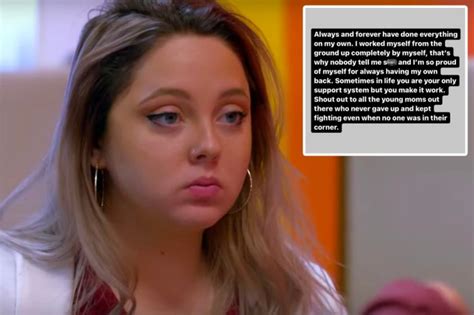 Teen Mom Jade Cline Says She Doesnt Take ‘st From Anyone After