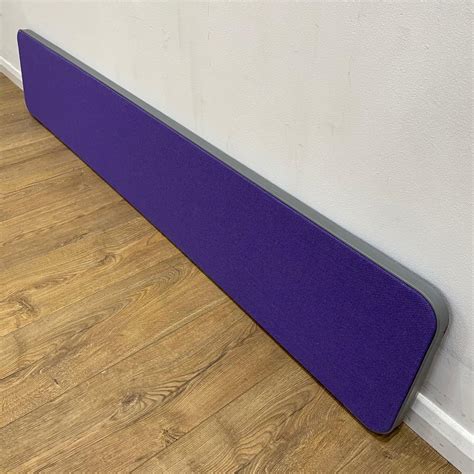 Purple 1600mm Desk Top Screens U Ds 16 Pu 01 Ors