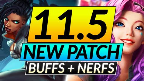 New 115 Patch Shatters The Meta To Pieces Crazy Champion Buffs And