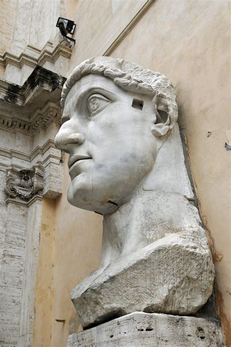 Roman Nose Fragment Of A Colossal Statue Of Constantine Th Flickr
