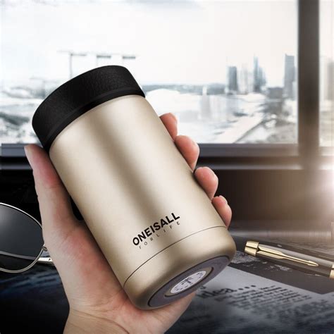 men t thermos cup insulated stainless steel thermo mug with tea infuser water for bottle
