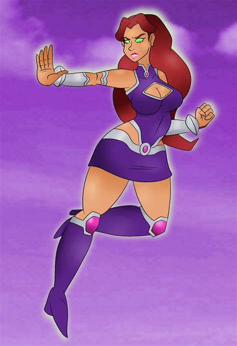 jlvstt starfire by sb99stuff on deviantart