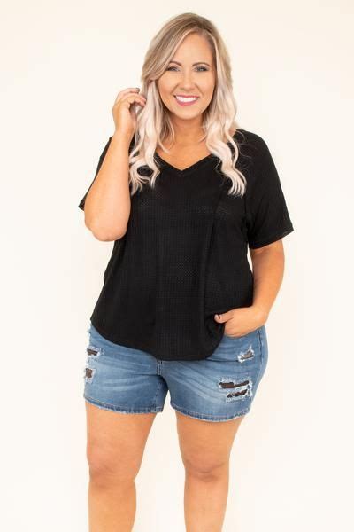 Another Time Top Black Comfy Summer Outfits Curvy Girl Outfits