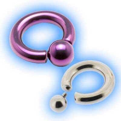 5mm 4 Gauge Titanium BCR Screw Ball Closure Ring Captive Bead CBR Easy