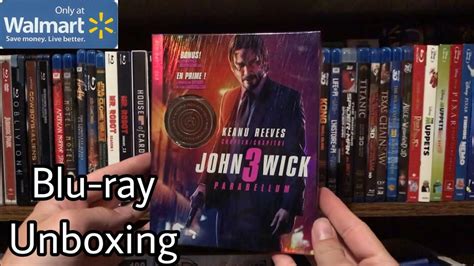 John Wick Chapter 3 Walmart Exclusive Blu Ray Unboxing YouTube