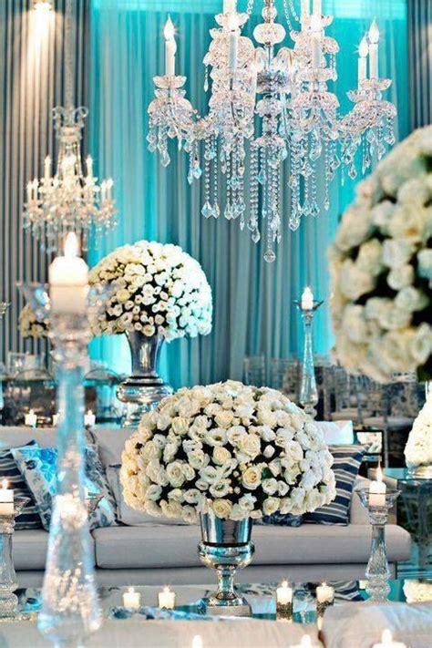 Home designs that make everyday moments feel extra special. Uplighting | Blue wedding decorations, Tiffany wedding ...