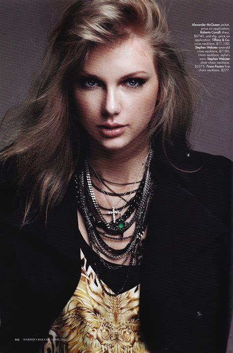 Taylor Swift In Harpers Bazaar Magazine April 2012 Issue Hawtcelebs