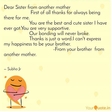 Dear Sister From Another Quotes And Writings By Subhasish Das