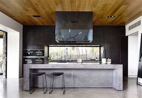 Concrete Synergy A Modern House Where Brazil Meets Australia Kitchen