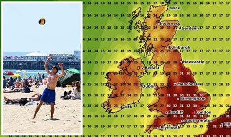 Uk Heatwave Forecast Britain Set For 37c Scorcher As Azores Blast Turns Maps Dark Red Weather