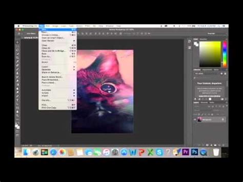 Flattening an Image in Photoshop - YouTube
