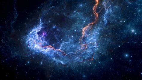 2019 Fractal Nebula Glow Espacio Hd Universo Avance