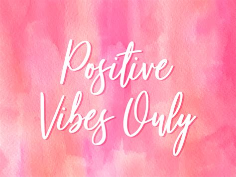 Positive Vibes Only By Sorina Bogiu On Dribbble