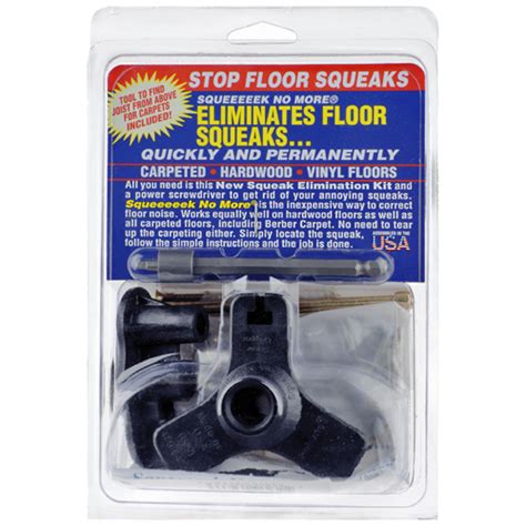 Squeak No More Pro Floor Repair Kit Flooring Squeaky Floors Repair