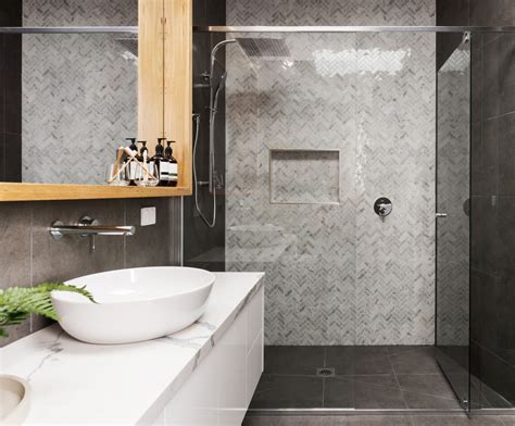 We will be using slightly different light fixtures, handles, towel bars, accessories in each room. the 6 Top Bathroom Tile Trends of 2018