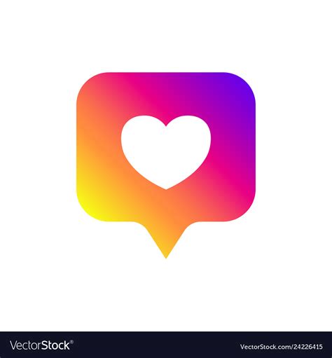 New Counter Notification Icon Icon Like Instagram Vector Image
