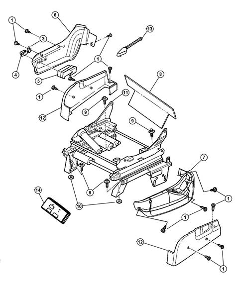 Dodge Grand Caravan Shield Side Seat Driver Left Power 0ue231d5aa