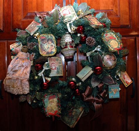 Creativity Is Contagious Vintage Christmas Wreath