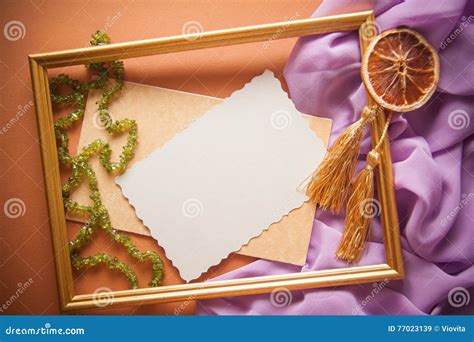 Orange And Lilac Memories Background Stock Image Image Of Elegant