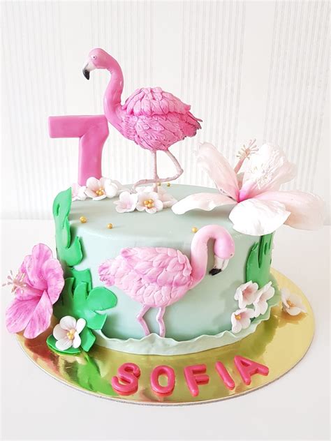 Falls die oberseite des kuchens droht zu dunkel zu werden, decke den kuchen ca. Flamingo cake Torte