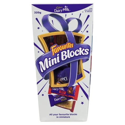 buy cadbury favourites mini blocks 320g made in australia online at desertcartuae
