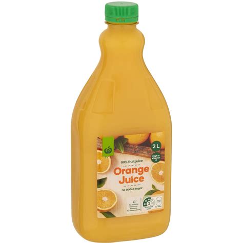 Woolworths Orange Juice 2l Woolworths