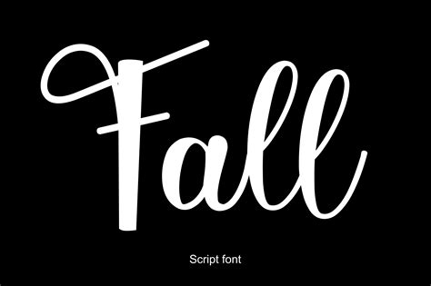 Fall Font By Infontree · Creative Fabrica